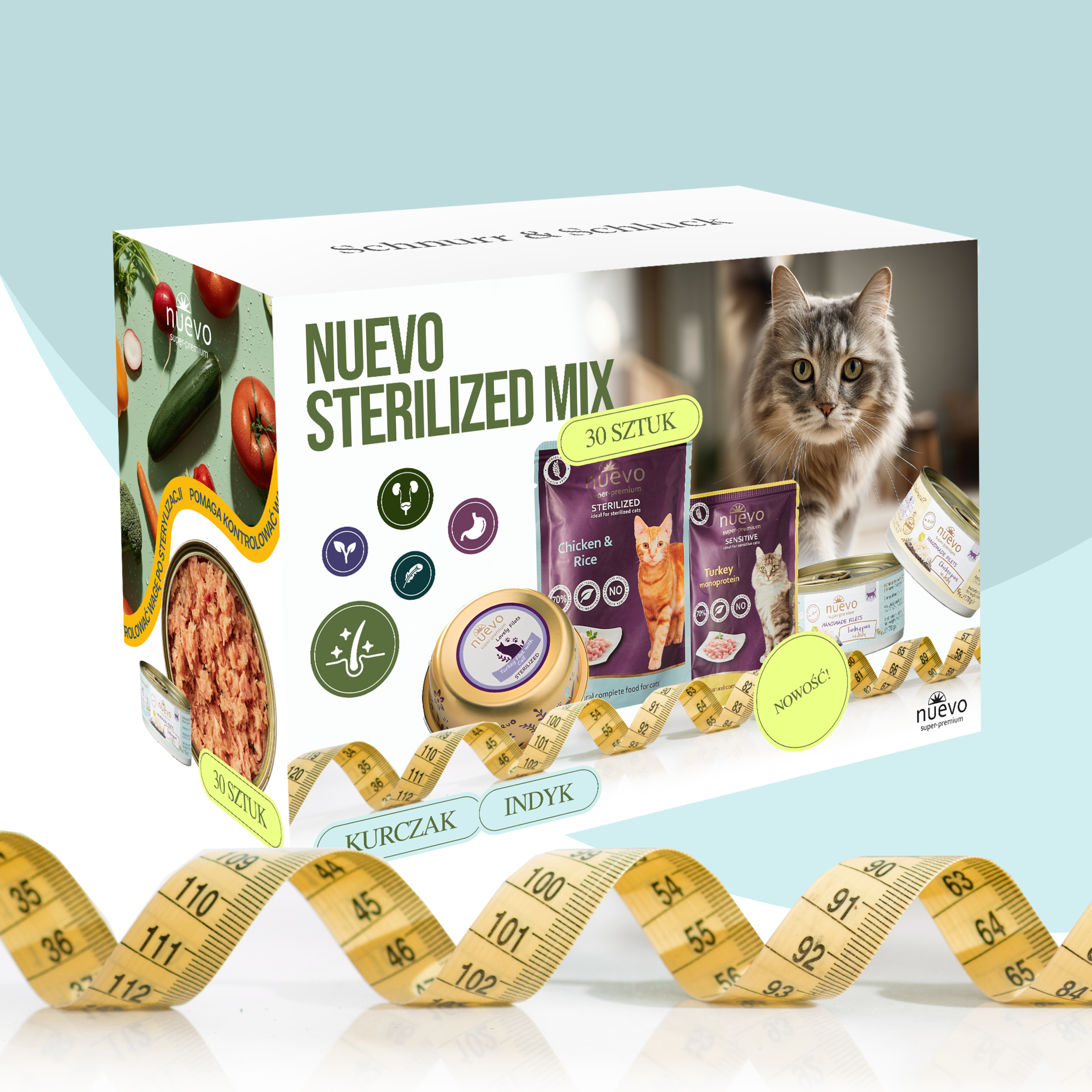 Nuevo Sterilized Mix | dla kotów sterylizowanych