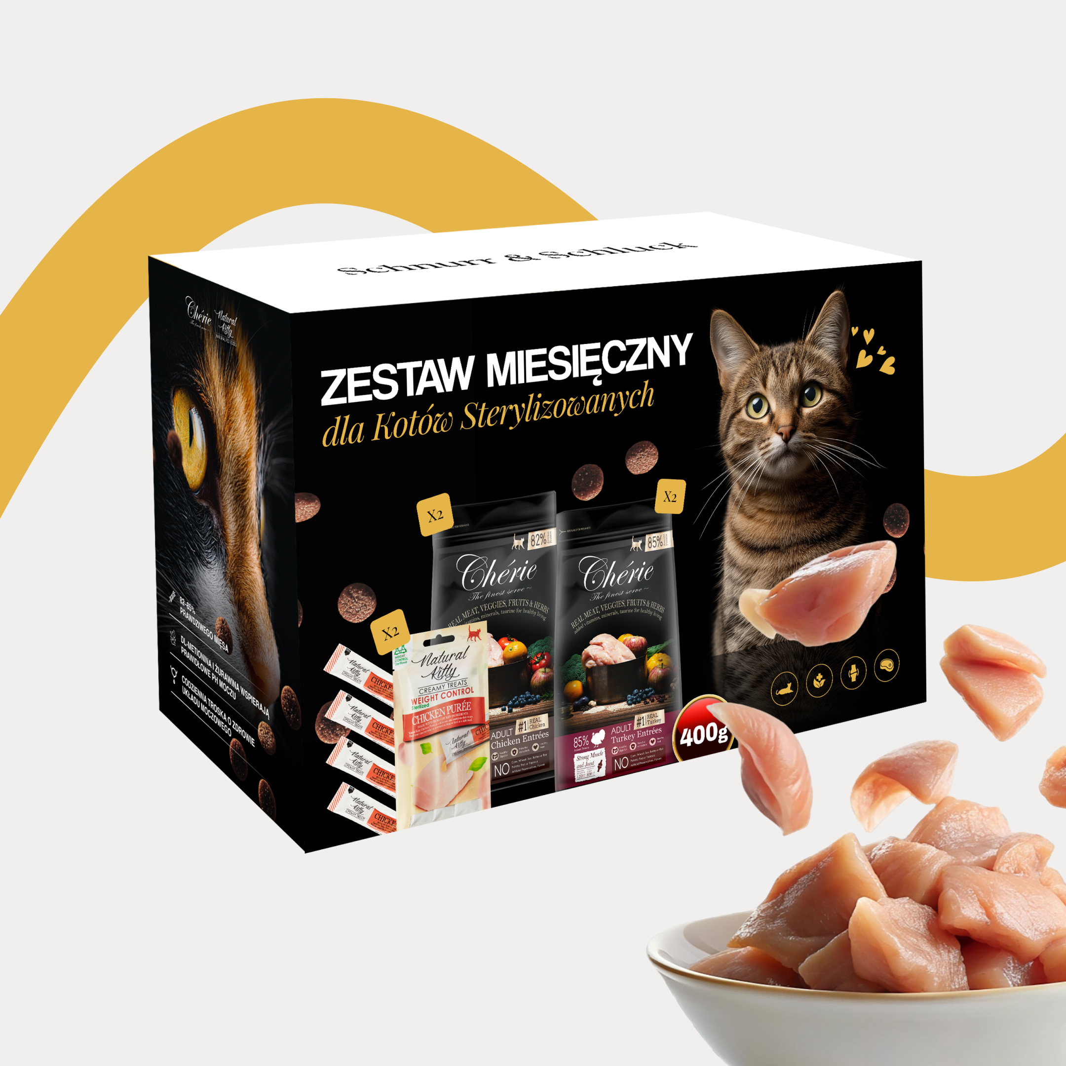 Zestaw Miesięczny dla Kotów Sterylizowanych