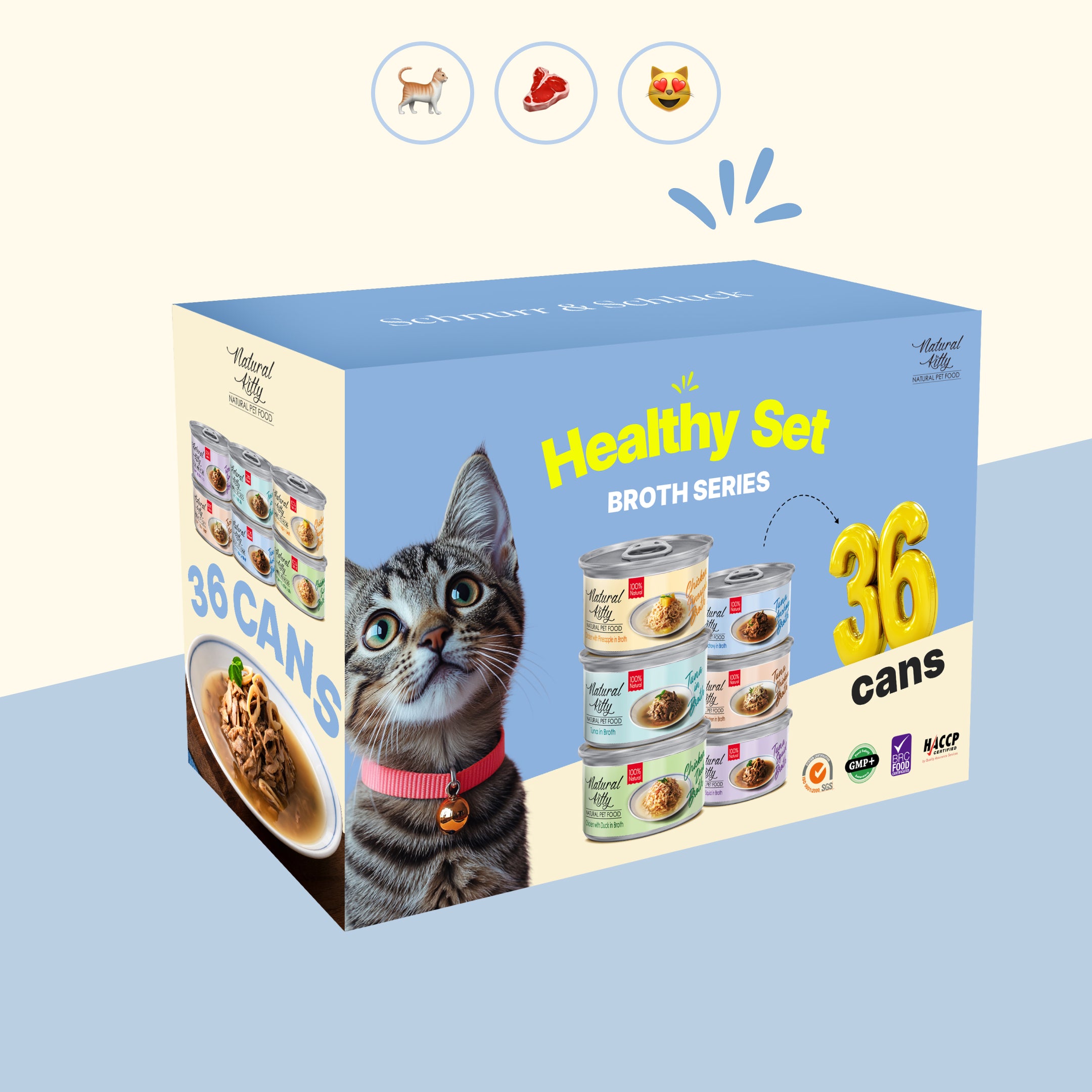 Natural Kitty Healthy Set Broth Series