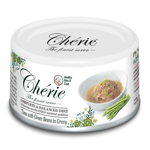 Pettric Chérie Dieta Specjalna Mokra Karma Tuńczyk z Zieloną Fasolką 80 g.