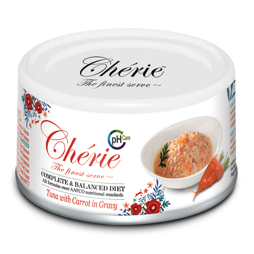Pettric Chérie Dieta Specjalna Mokra Karma Tuńczyk z Marchewką 80 g.