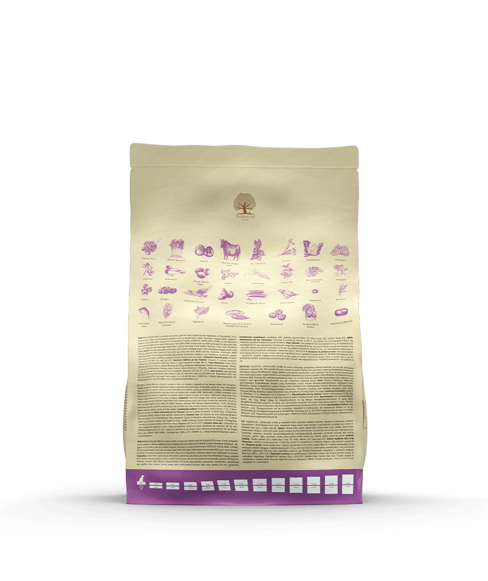 ESSENTIAL HIGHLAND LIVING MAŁE RASY 2,5KG