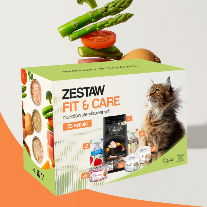 Chérie Zestaw Fit & Care | dla Kotów Sterylizowanych