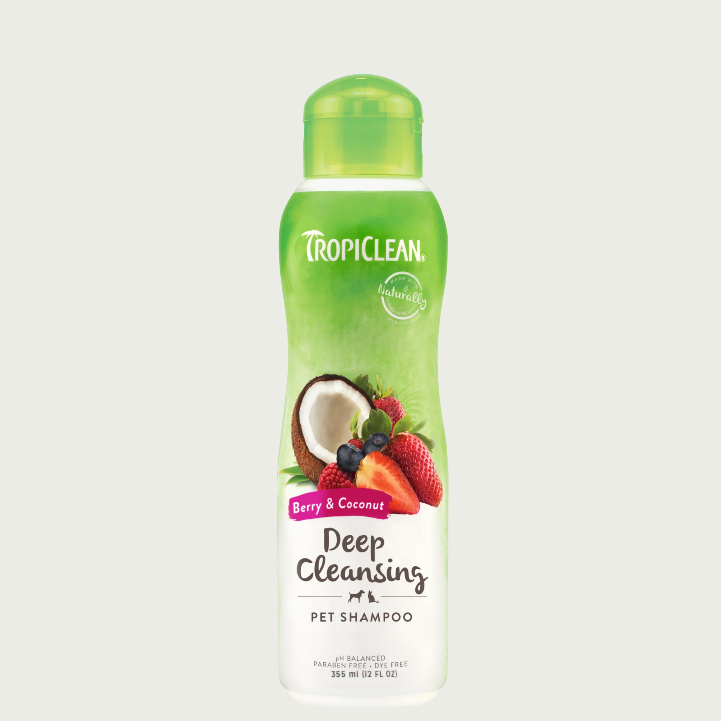 TROPICLEAN SZAMPON BERRY & COCONUT DEEP 355ml
