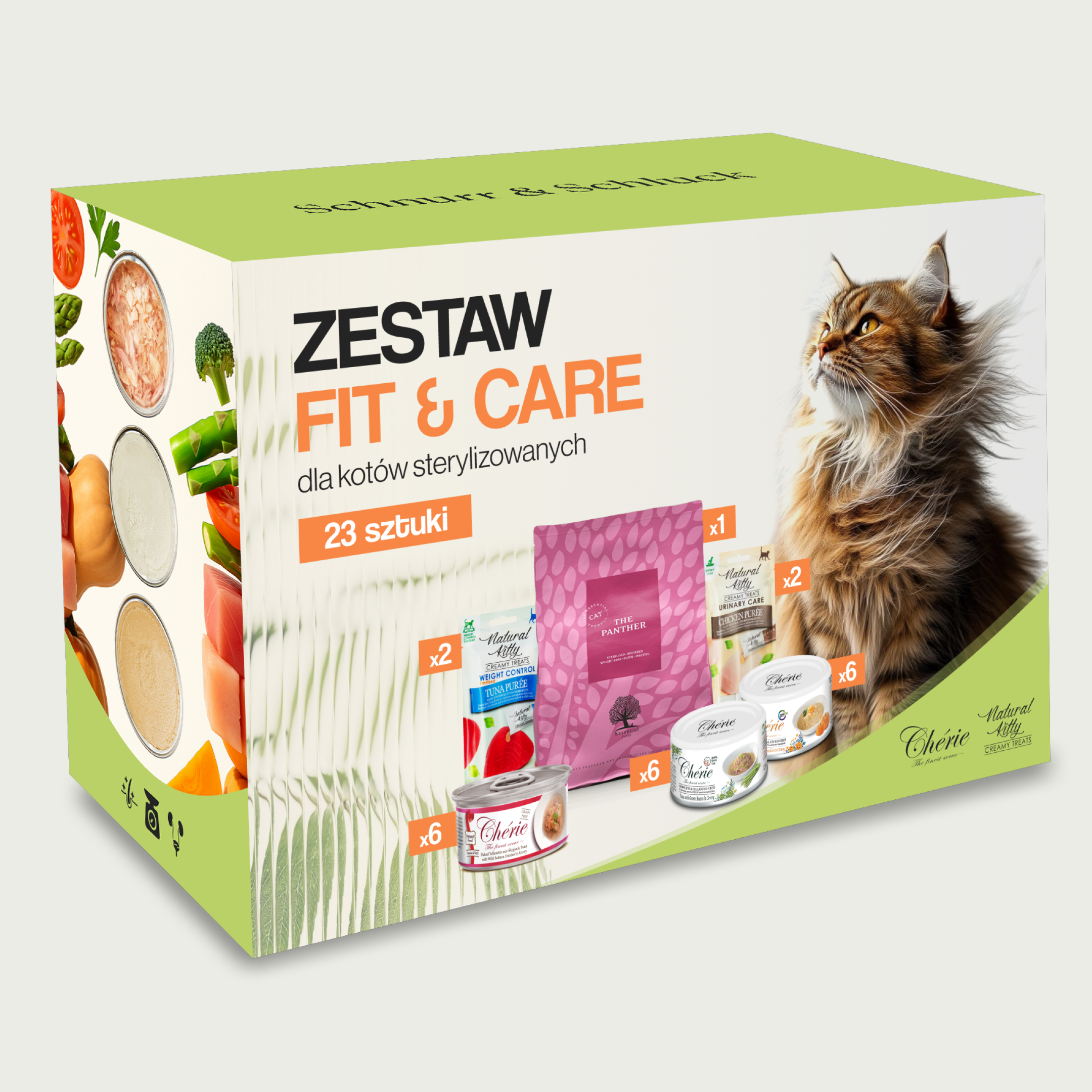 Chérie Zestaw Fit & Care | dla Kotów Sterylizowanych