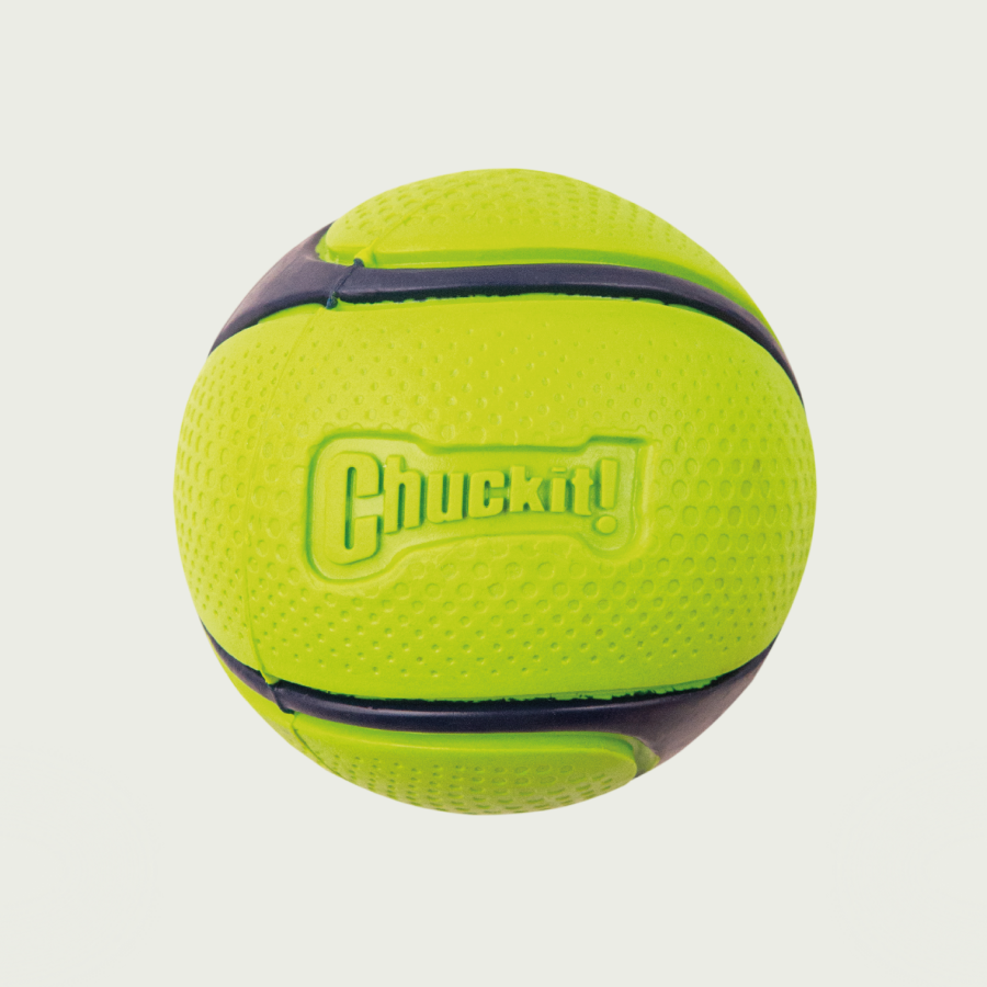 Chuckit! Zabawka – piłka dla psa | o zapachu masła orzechowego | Zielona, rozmiar M