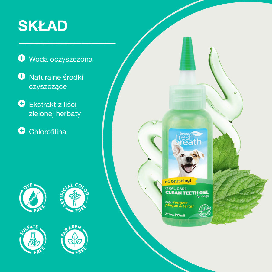 TropiClean Żel do Zębów Original | dla Psa | 59ml