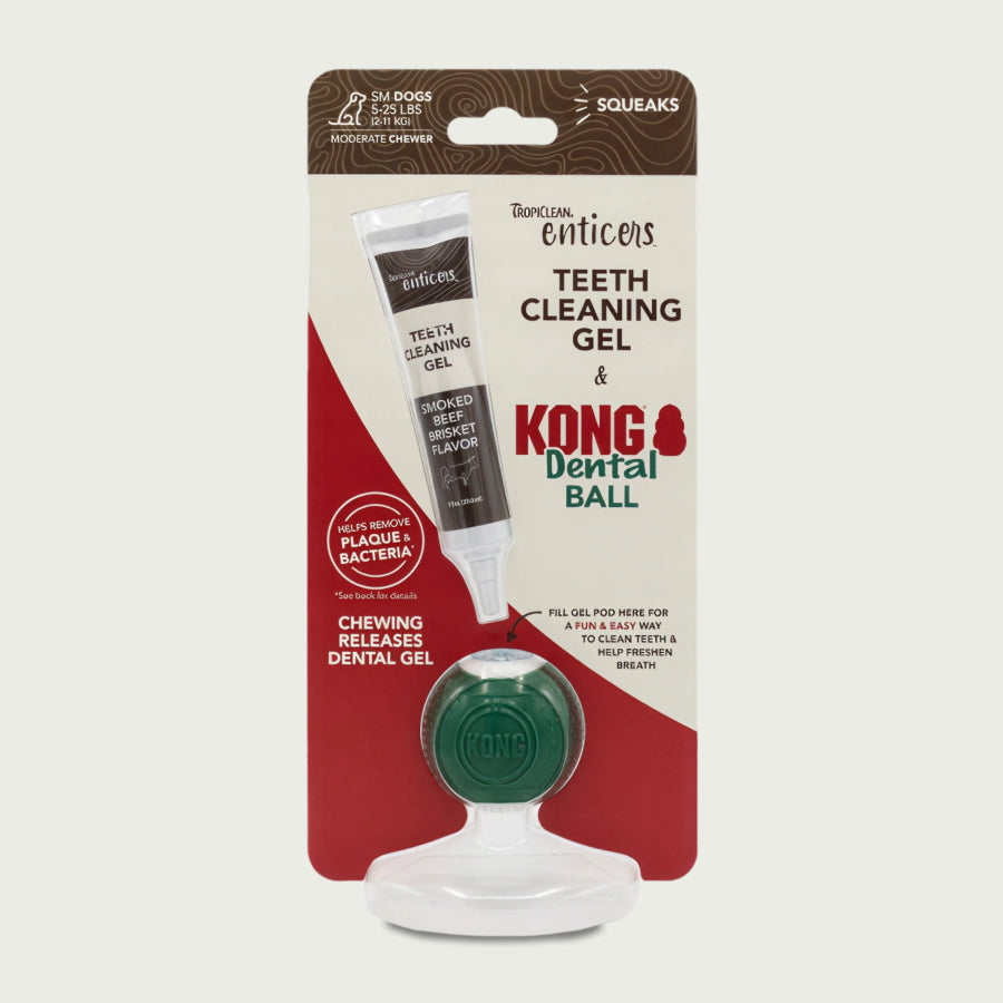 TropiClean Kong Piłka Enticers | dla Psa | Small 2-11kg