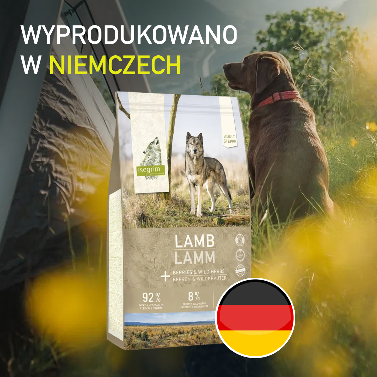 Isegrim Lamb + jagody i dzikie zioła | Adult 3kg