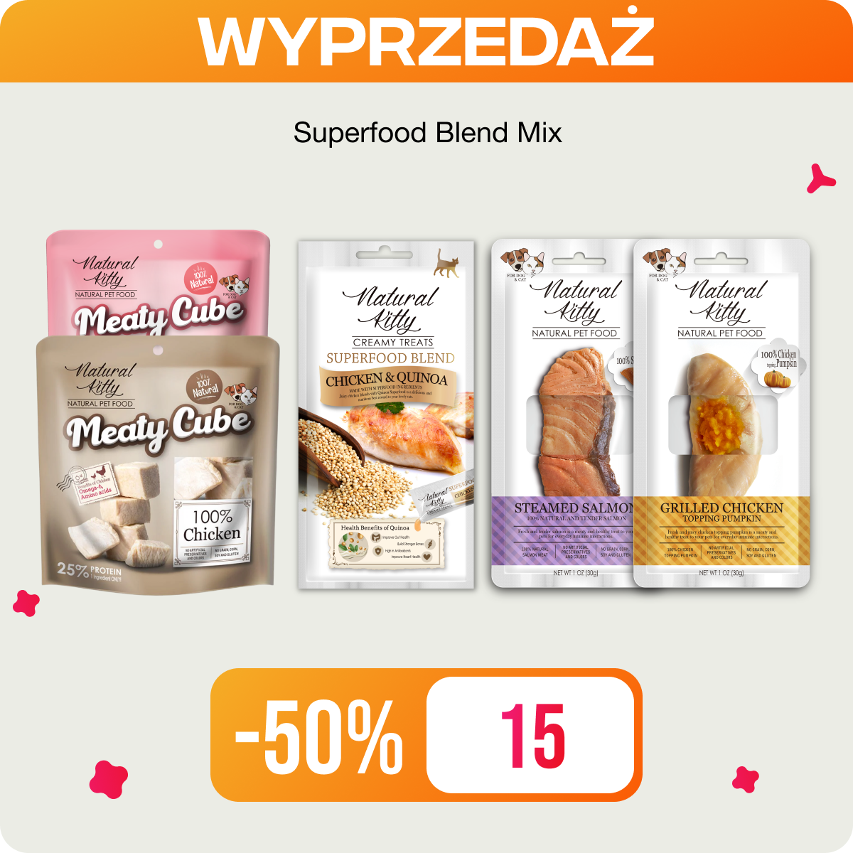 Natural Kitty Superfood Blend Mini