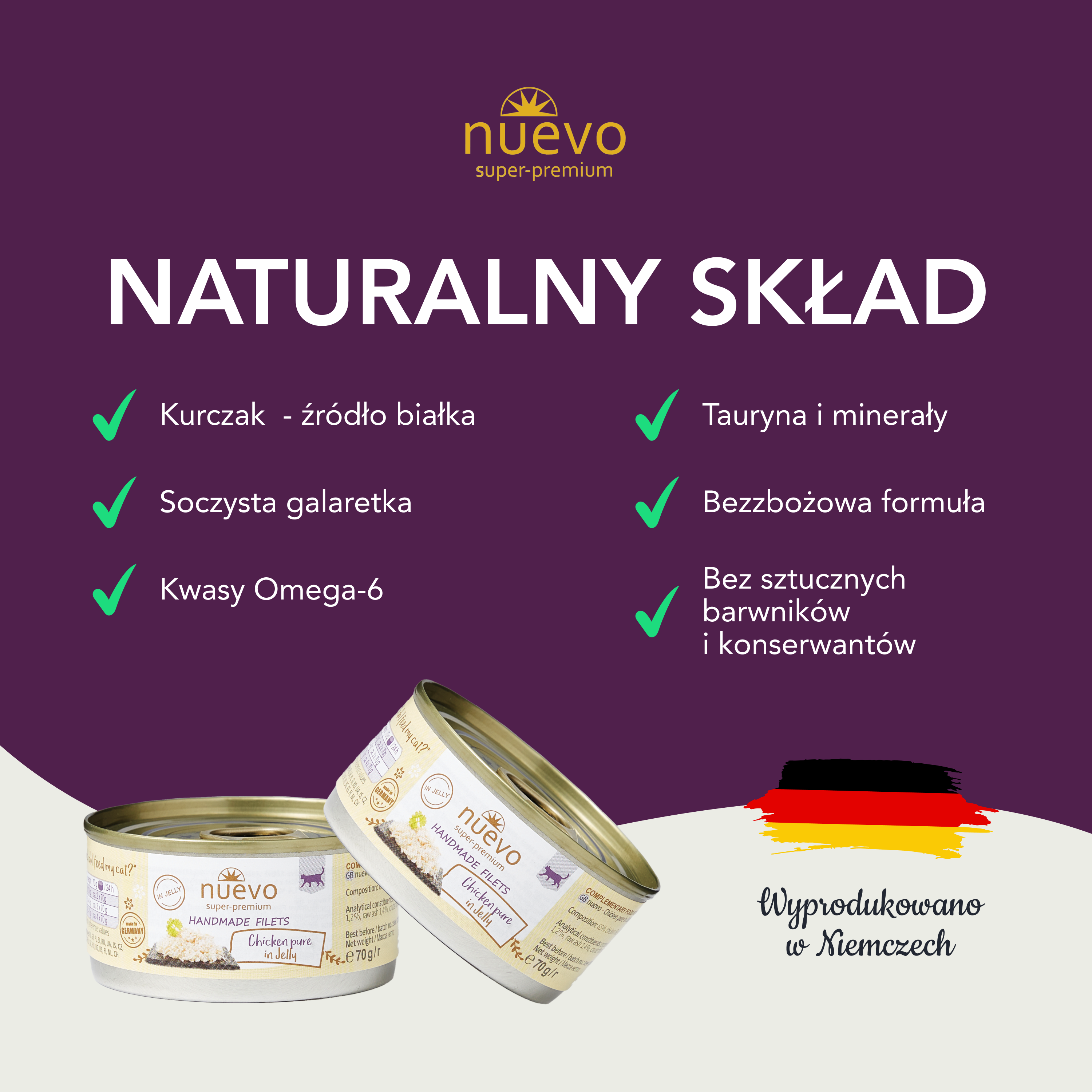nuevo Kot handmade Kurczak | 70g