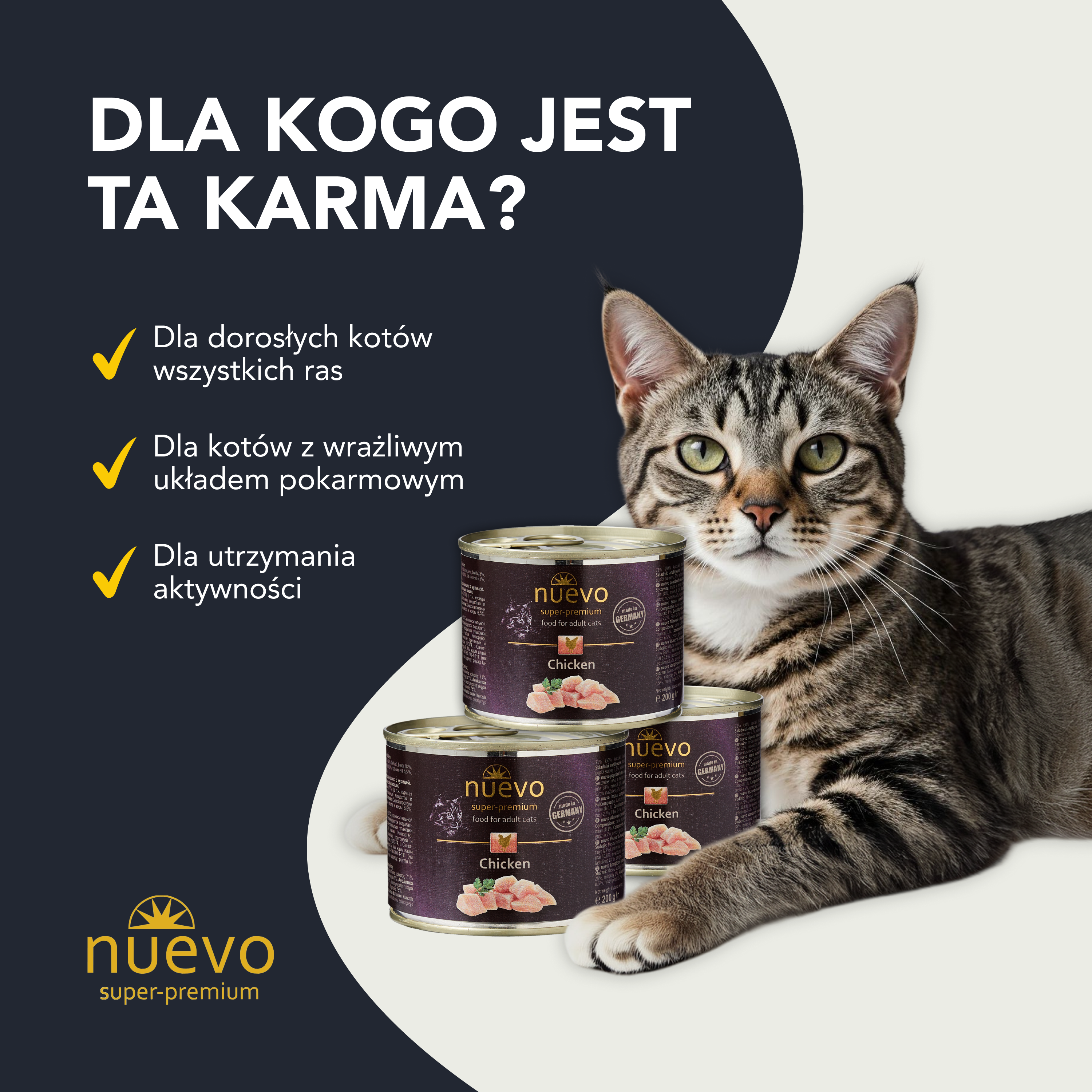 nuevo Kot puszka Kurczak | Dorosły | 200g