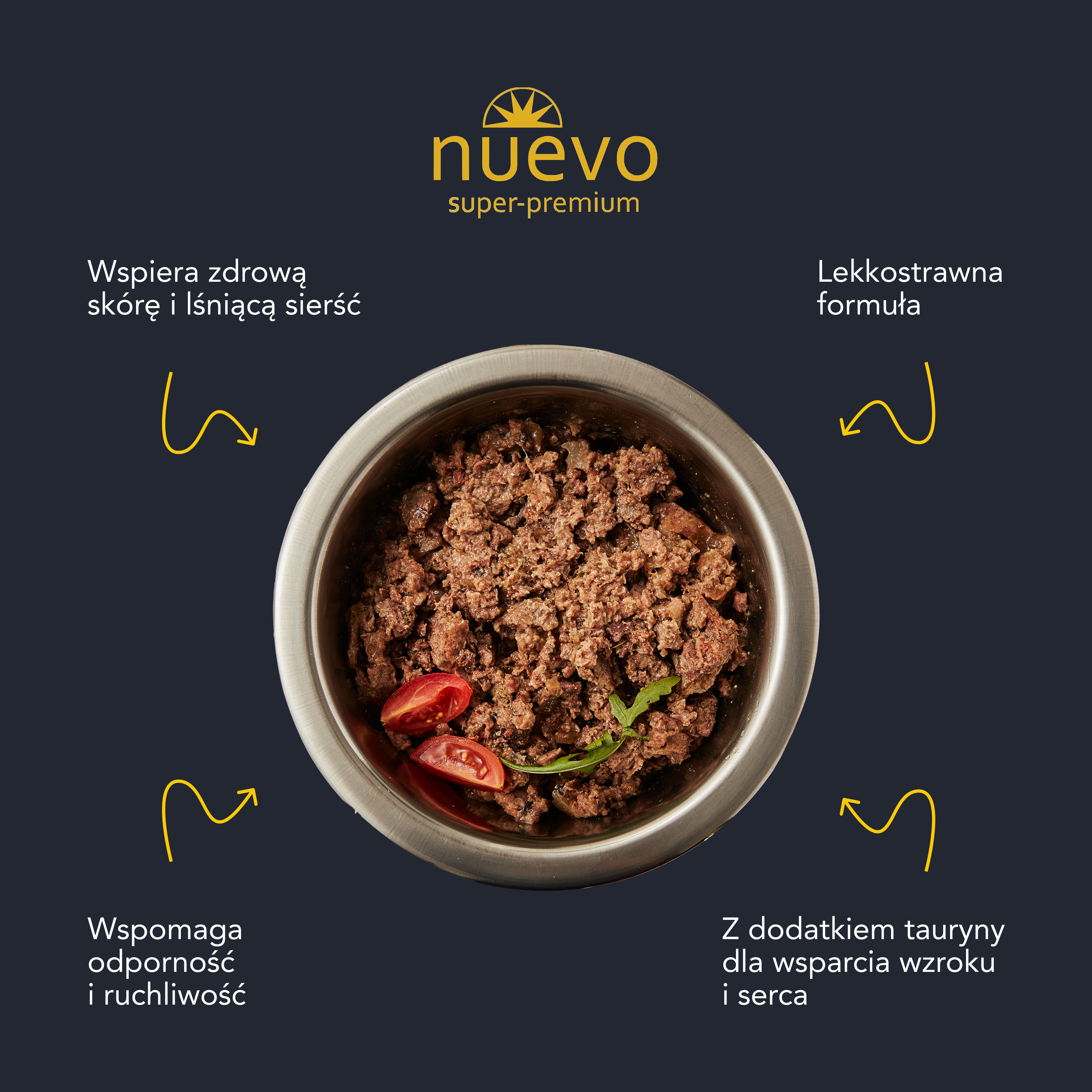 nuevo Kot puszka Wołowina | Dorosły | 200g