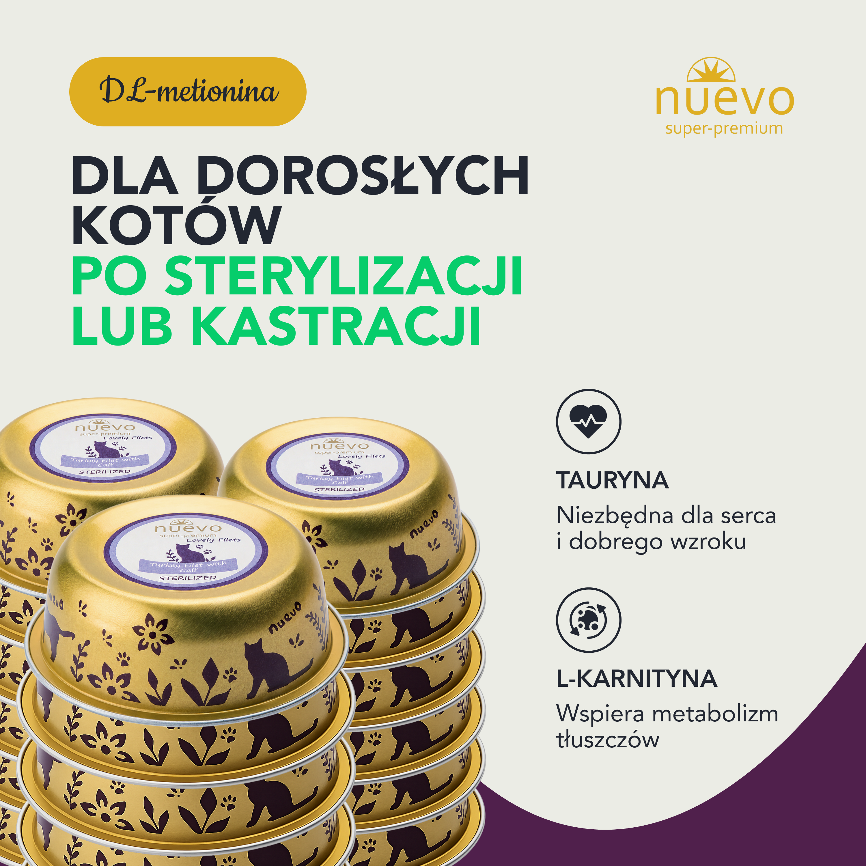 nuevo Kot filet Indyk | Sterylized | 85g