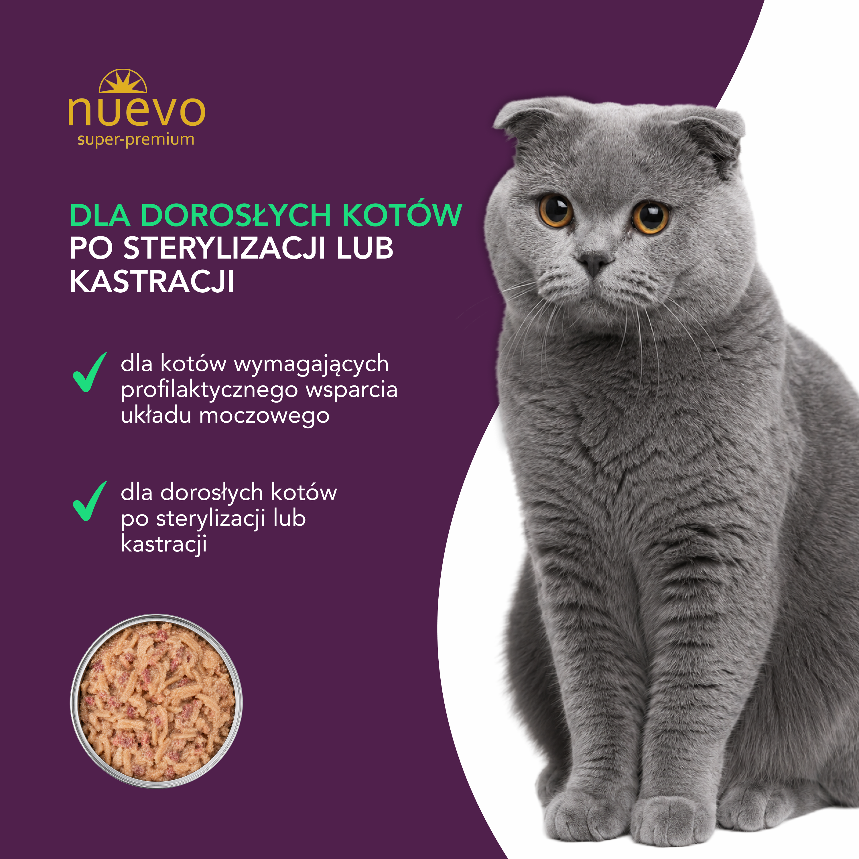nuevo Kot filet Indyk | Sterylized | 85g