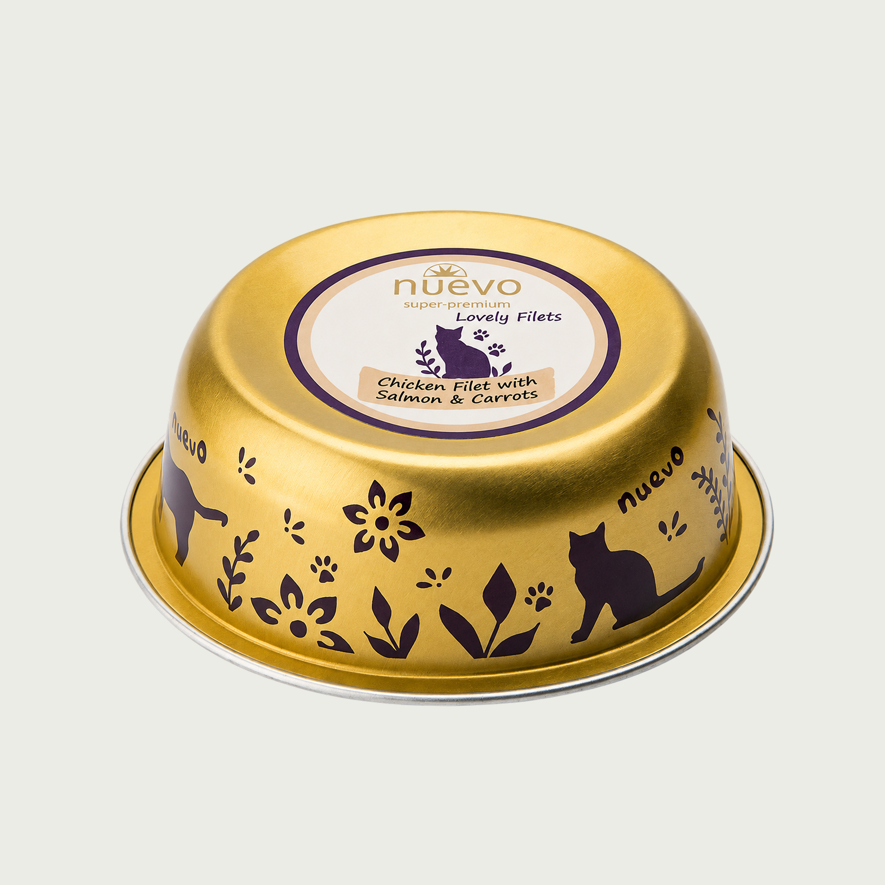 nuevo Kot filet Kurczak Łosoś Marchewka | 85g