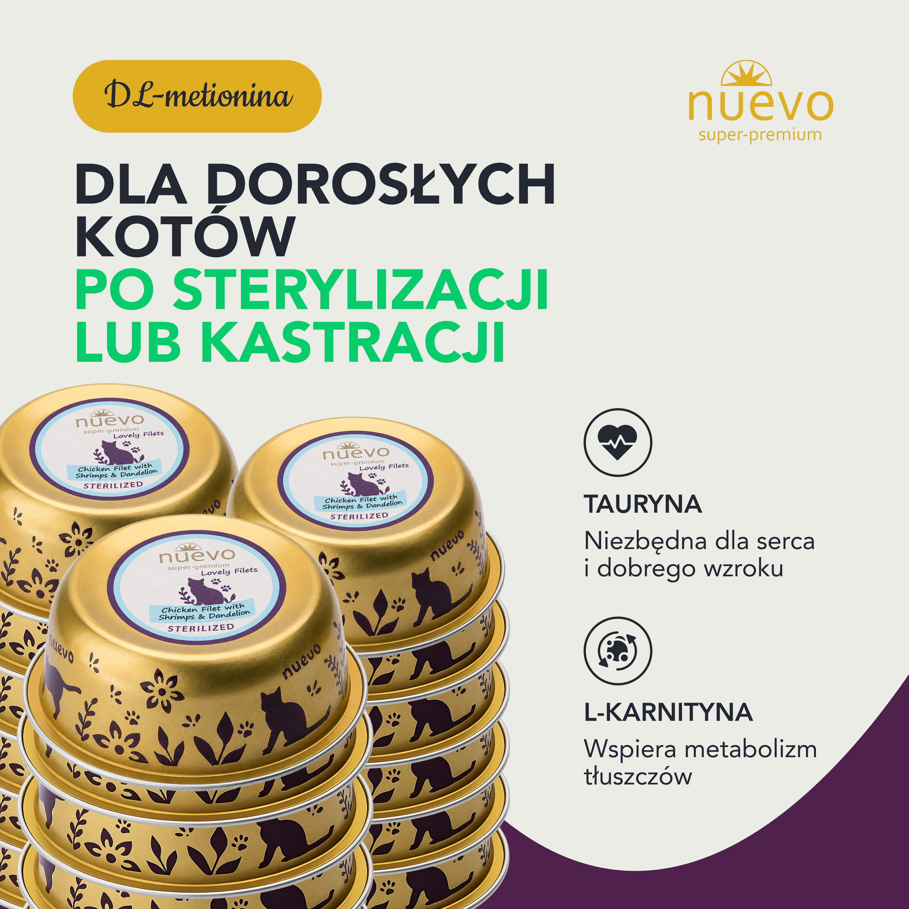 nuevo Kot filet Kurczak Krewetki | 85g