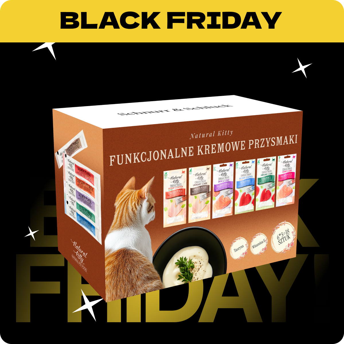 Natural Kitty Functional Creamy Treats | Przysmaki dla Kotów