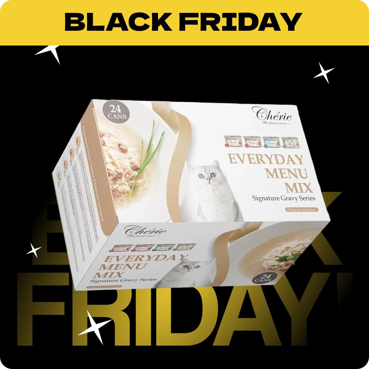 Chérie Premium Zestaw PROMOCJA (20+4) + Gratis Meaty Cubes | Black Friday
