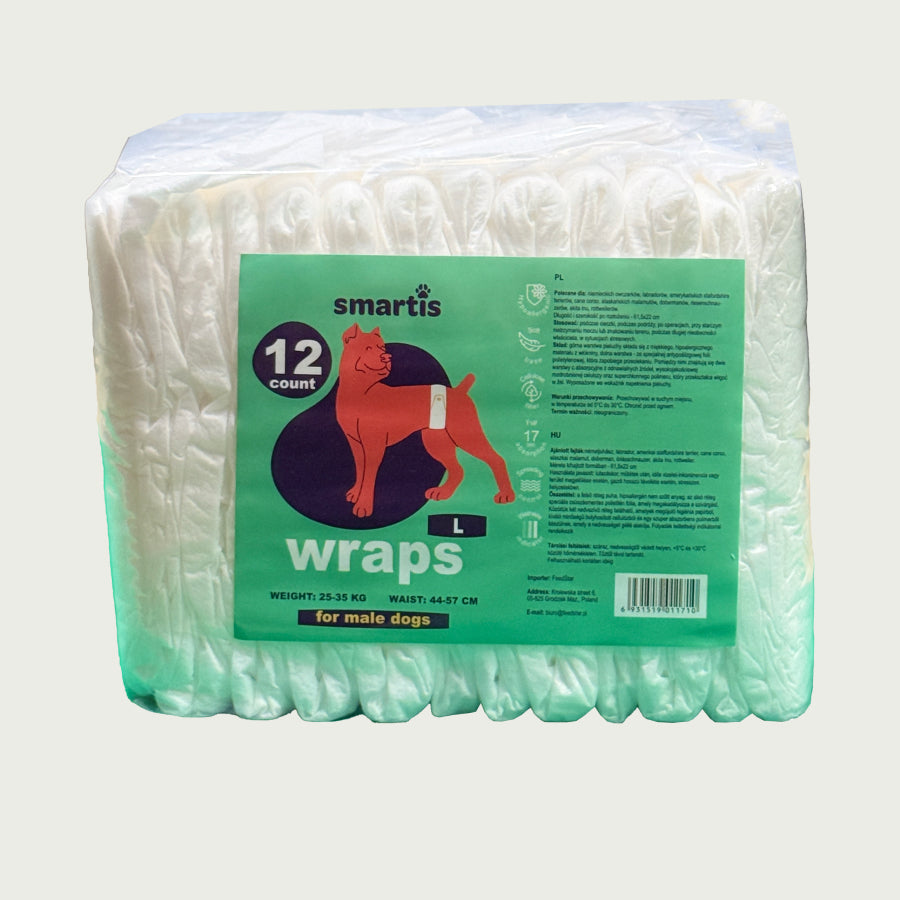Smartis Pielucha dla psa L | 25-35 kg | 12 szt