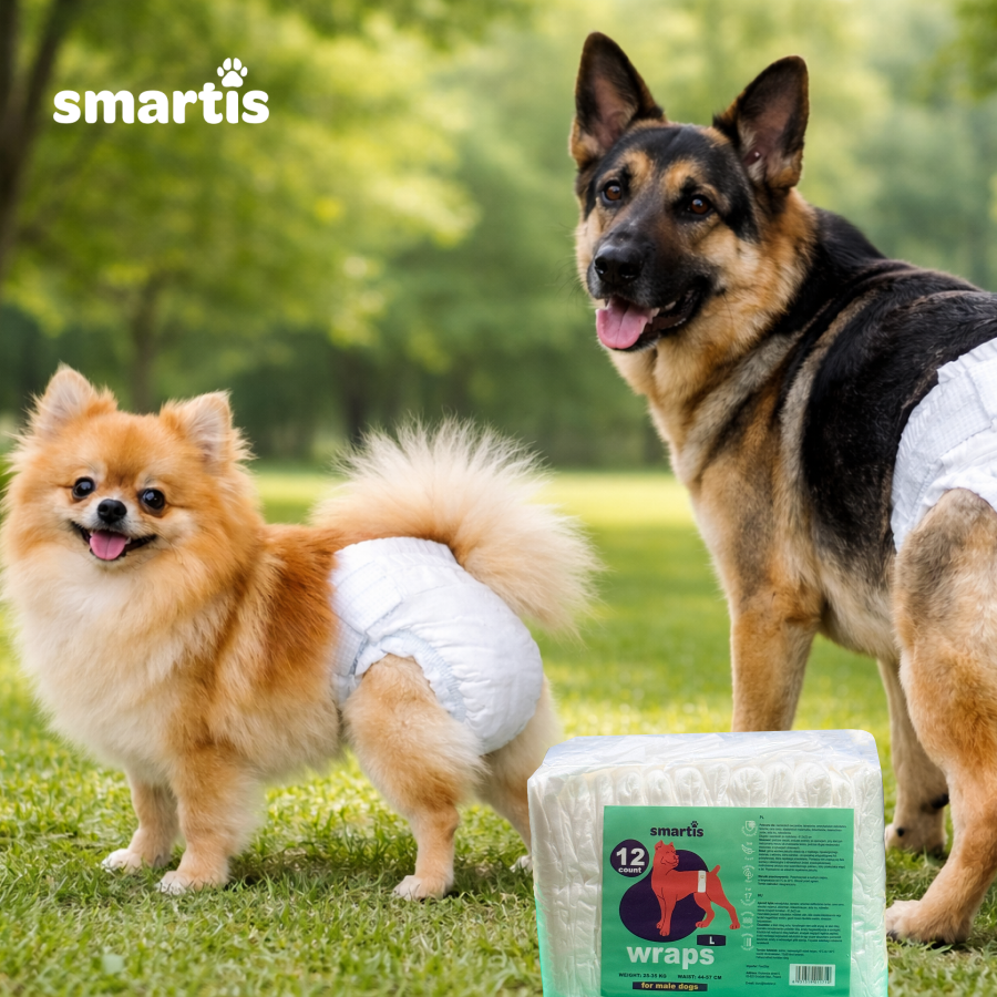 Smartis Pielucha dla psa L | 25-35 kg | 12 szt