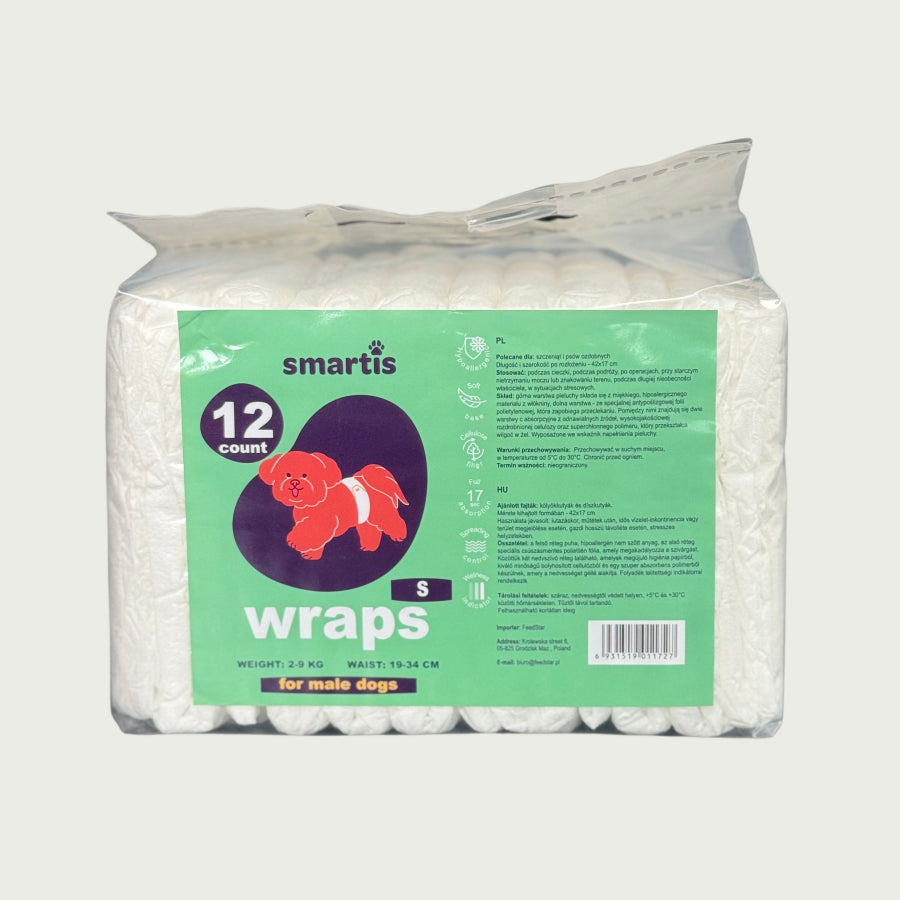 Smartis Pielucha dla Psów S | 2-6 kg | 12 szt