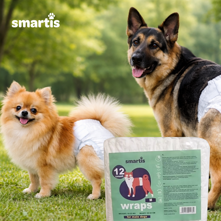 Smartis | Pielucha | dla Psów M | 44x 10 cm | 12 szt