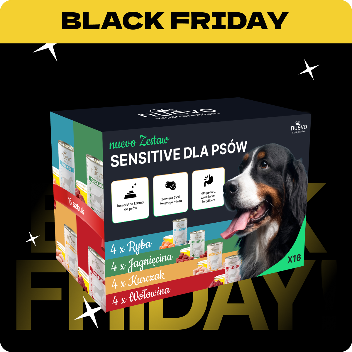 nuevo Zestaw Sensitive dla psów