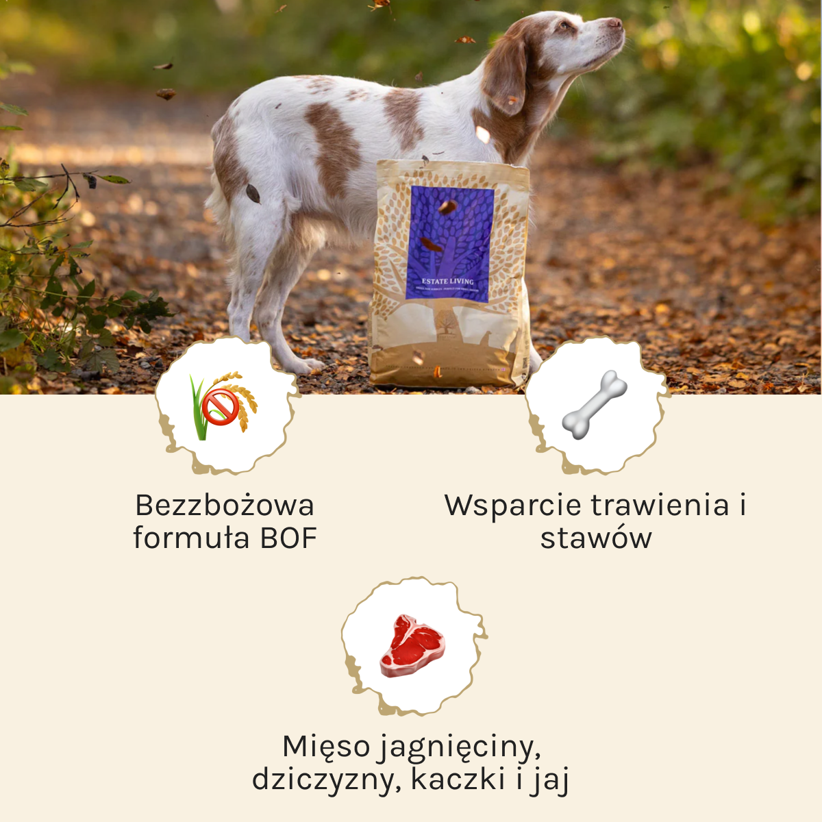 Essential Estate Living dla Psa | Bez zbóż, 2,5kg