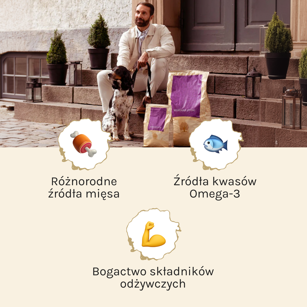 Essential Highland Living dla Psa | Bez zbóż, 10kg