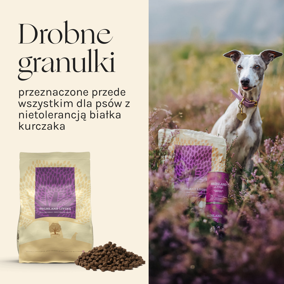 Essential Highland Living dla Psa | Bez zbóż, 2,5kg