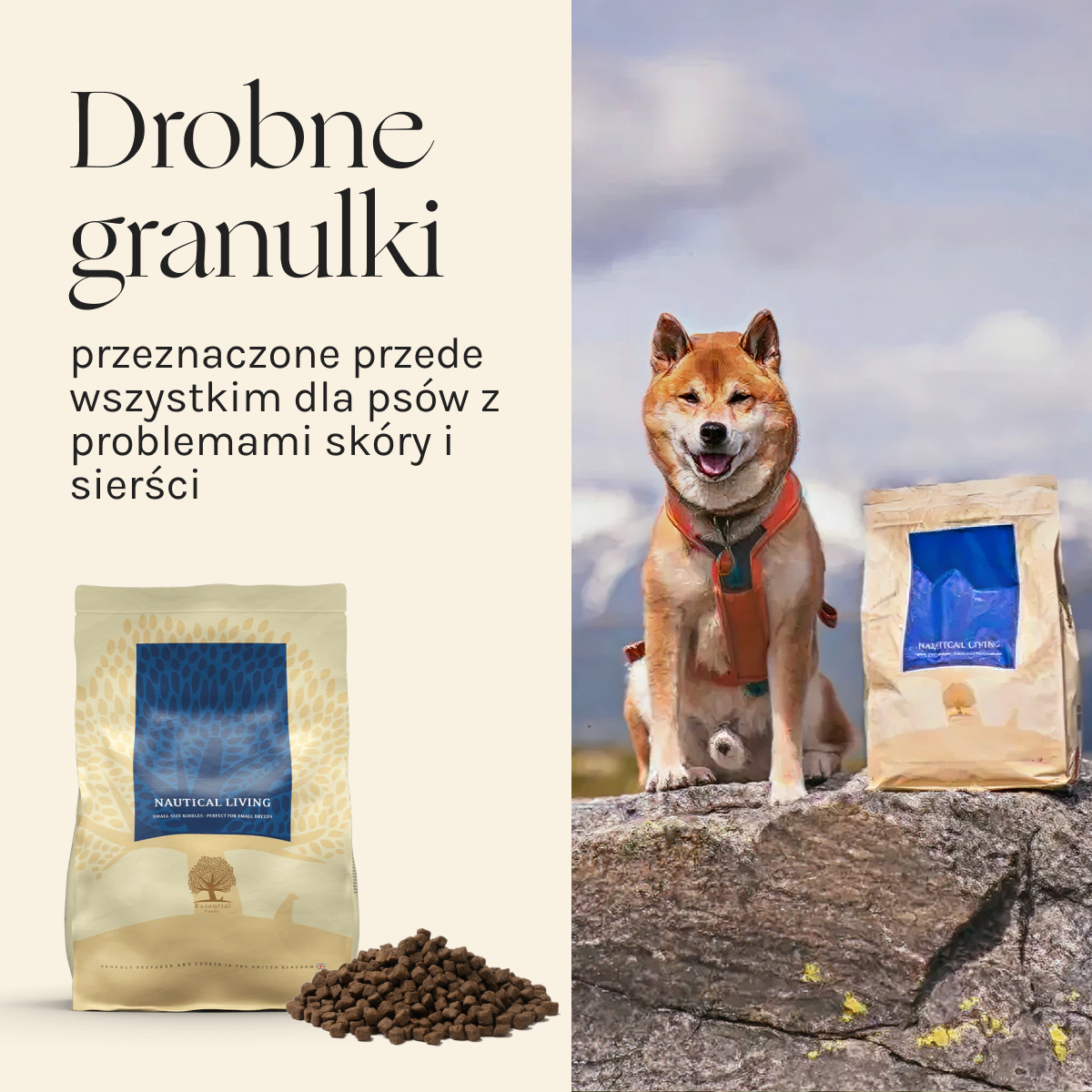 Essential Nautical Living dla Psa | Bez zbóż, Adult, 2,5kg
