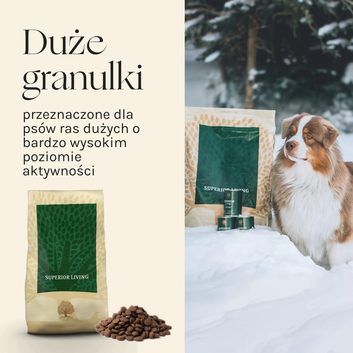 Essential Superior Living dla Psa | Bez zbóż, Adult, 10kg