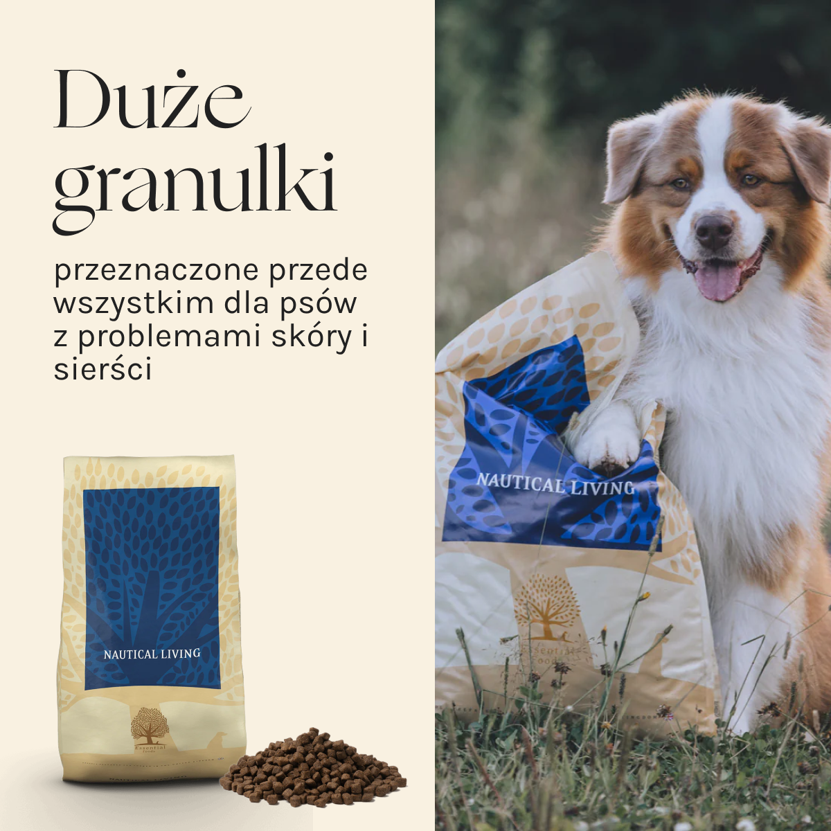 Essential Nautical Living dla Psa | Bez zbóż, Adult, 10kg