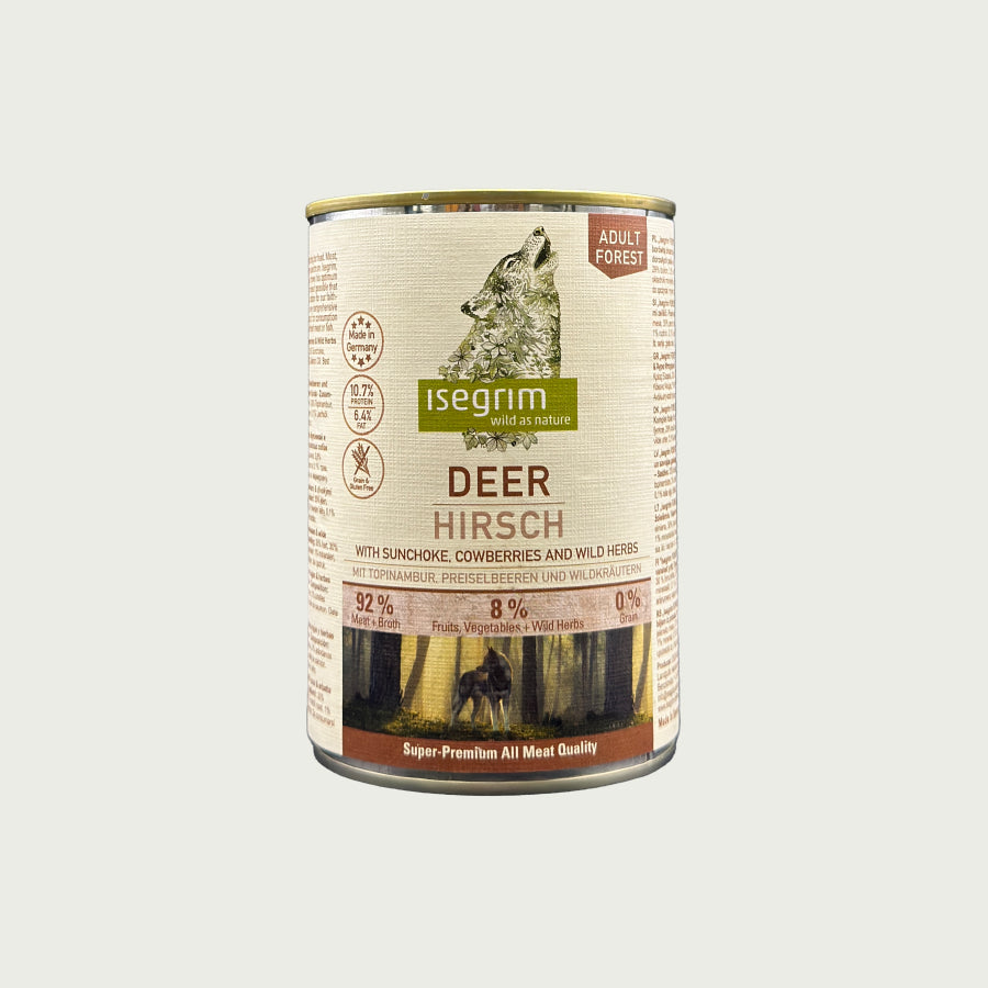 Isegrim Jeleń + Topinambur, Borówka Brusznica i Dzikie Zioła | Adult 800g