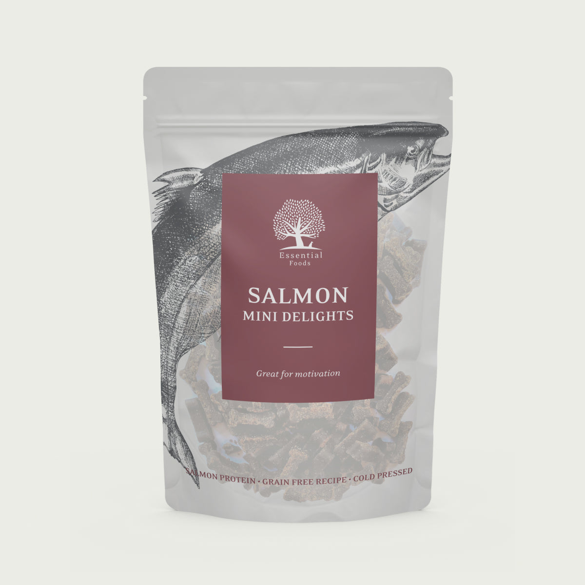 Essential mini Delight Łosoś | dla Psa | Bez zbóż, 100g
