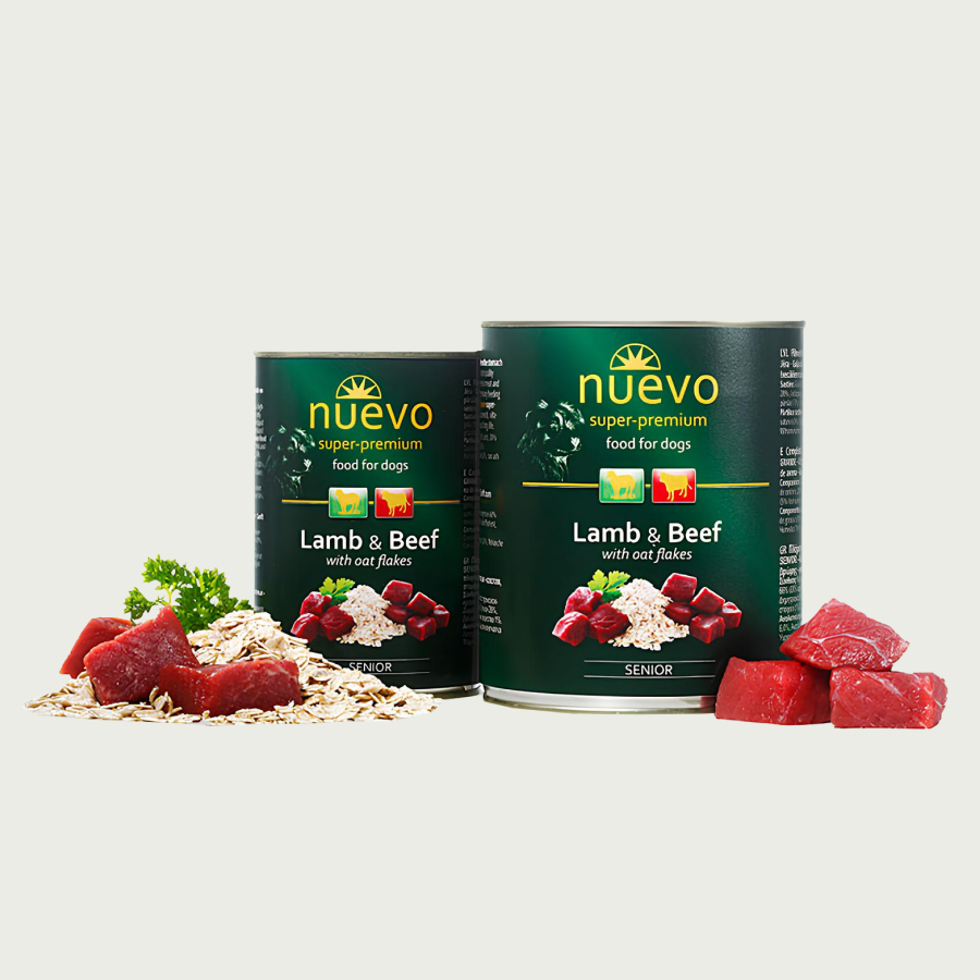 nuevo Pies puszka Jagnięcina Wołowina | Senior | 800g