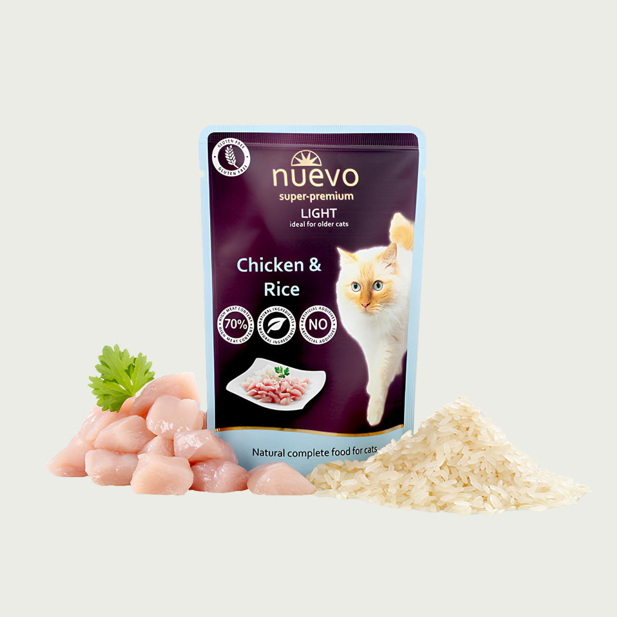 nuevo Kot saszetka Kurczak & Ryż | Light | 85g