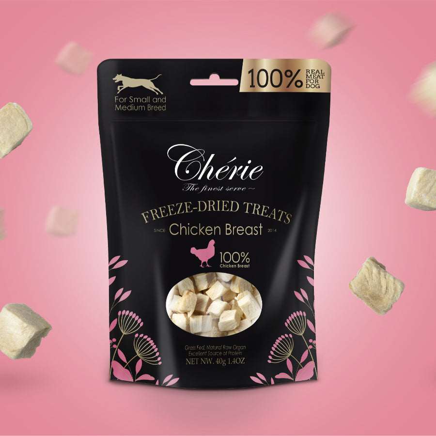Chérie Liofilizowane Kawałki Kurczaka | dla Psa, 40g
