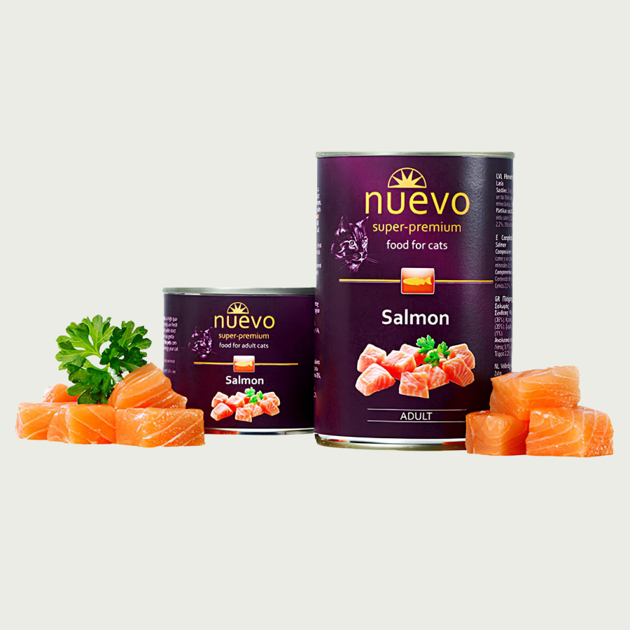 nuevo Kot puszka Łosoś | Dorosły | 200g