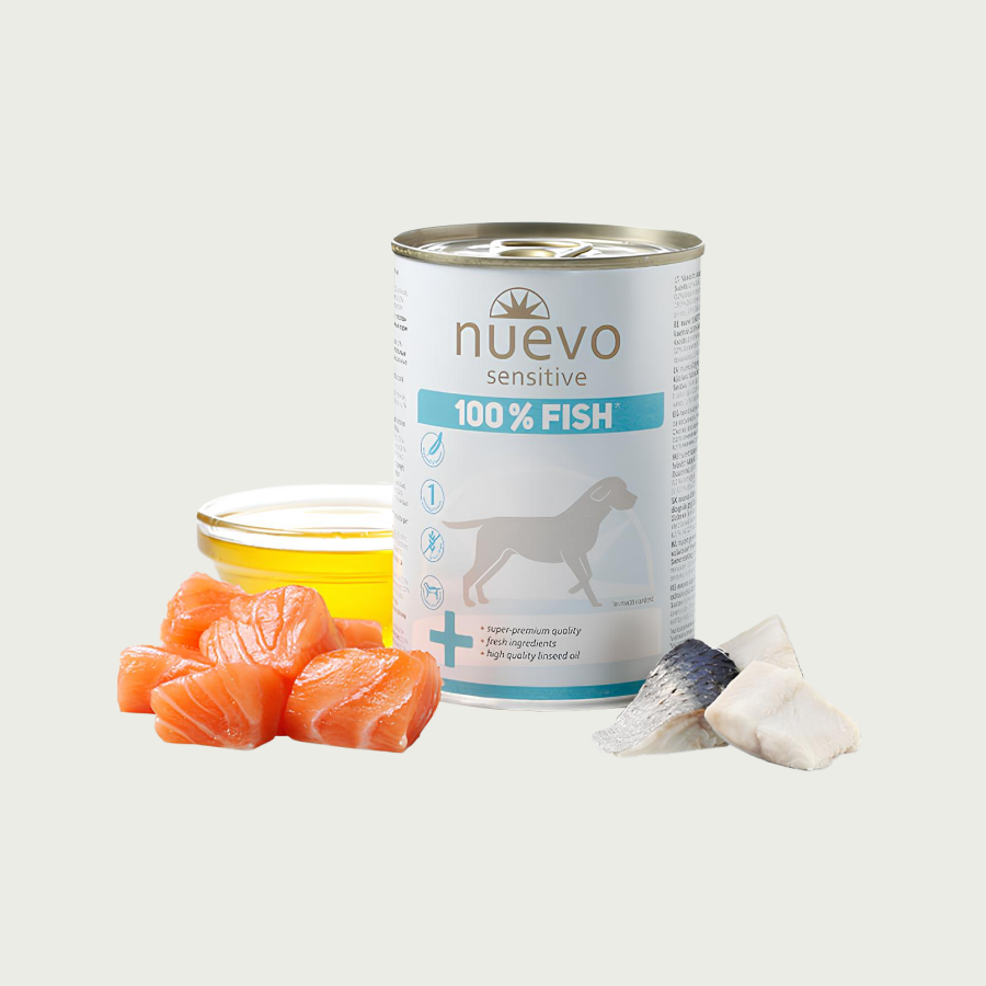 Nuevo Sensitive 100% Fish | kompletna karma da psów | 375g