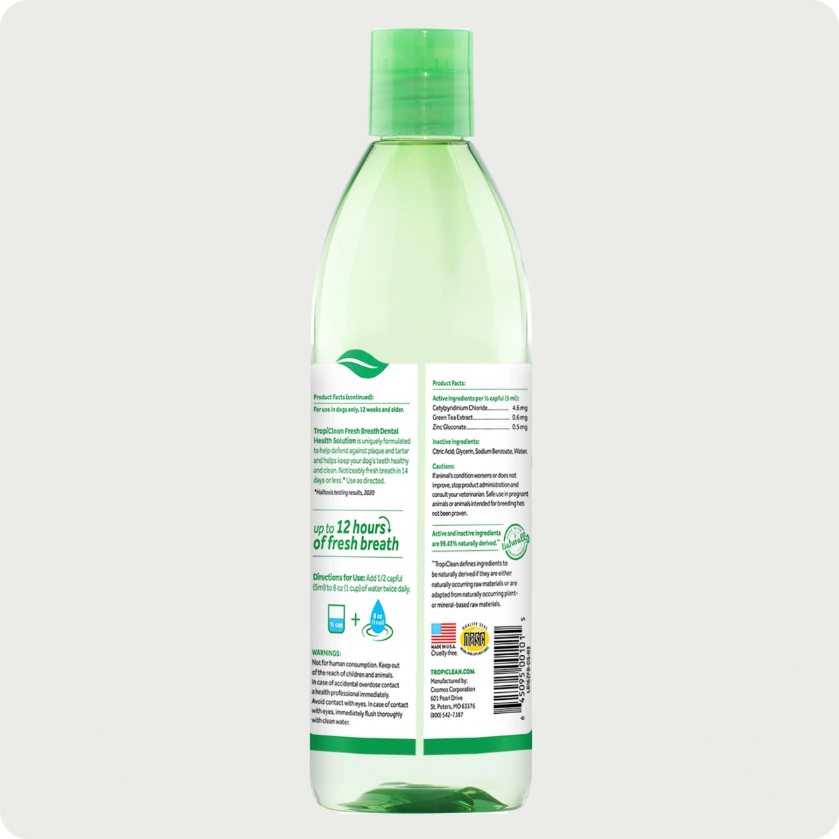 TROPICLEAN PIES DODATEK DO WODY ORIGINAL 473ML