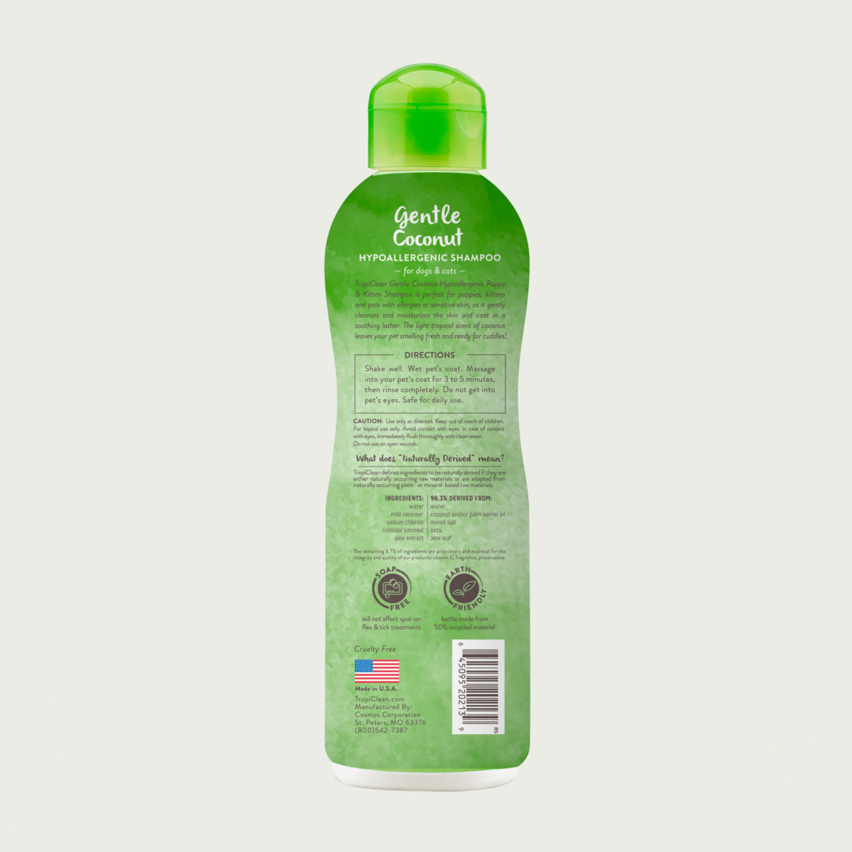 TROPICLEAN SZAMPON GENTLE COCONUT 355ml