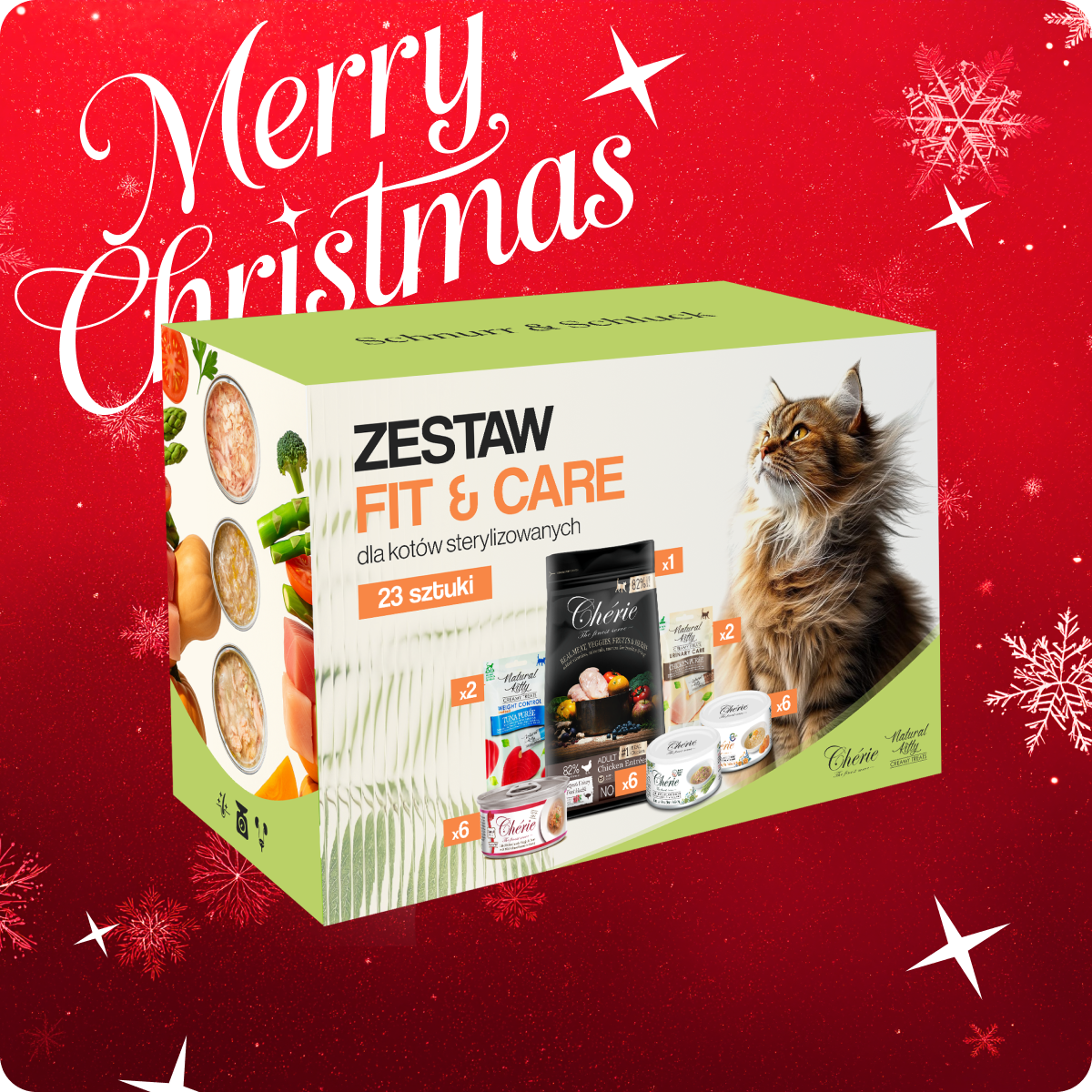 Chérie Zestaw Fit & Care | dla Kotów Sterylizowanych