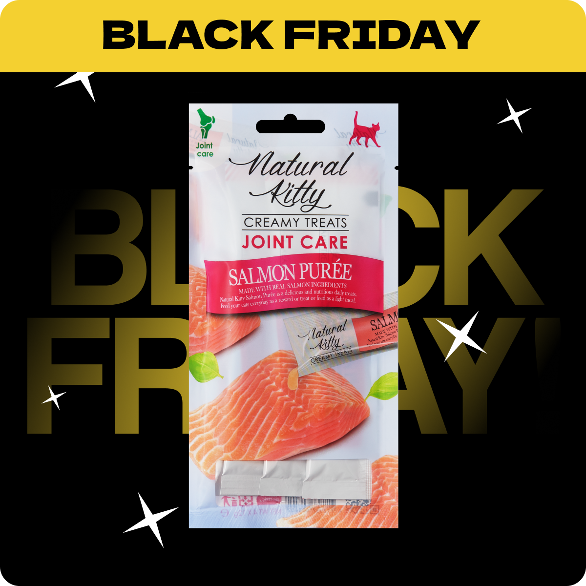 Natural Kitty Purée z łososia (pielęgnacja stawów) | Rabat