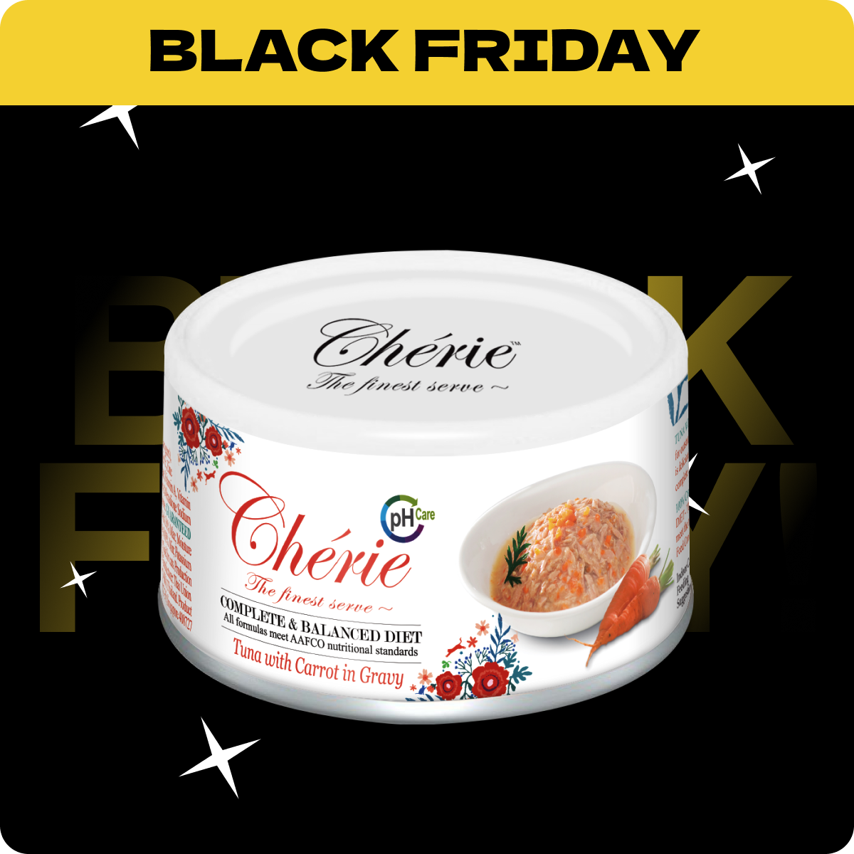 Chérie Dieta Specjalna Mokra Karma Tuńczyk z Marchewką 80 g. | Rabat