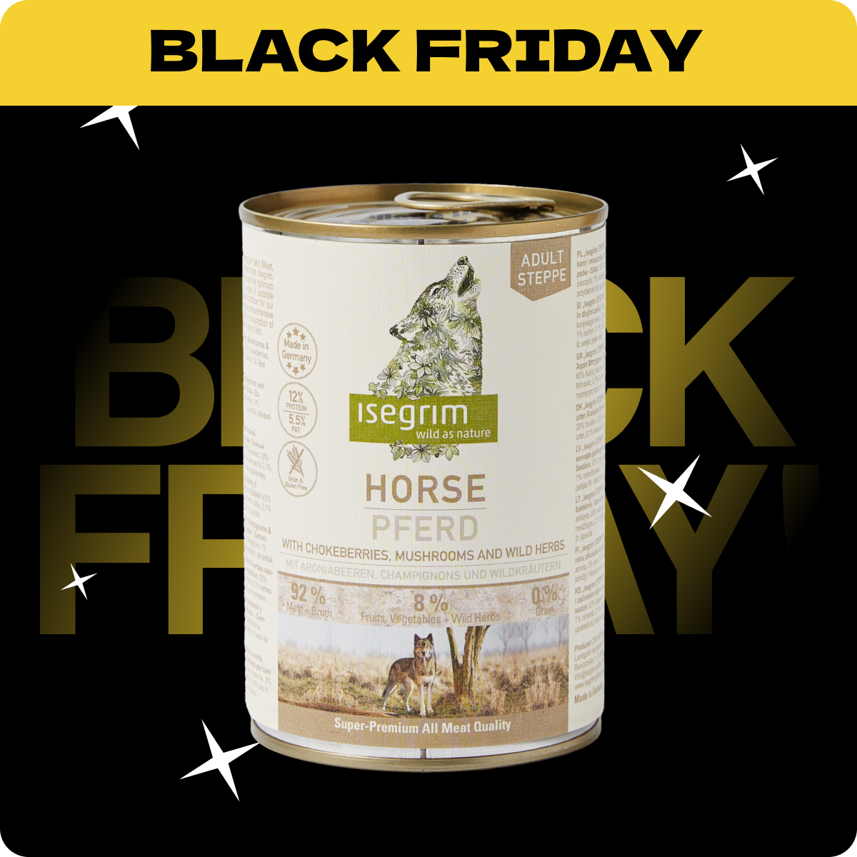 Isegrim Konina + Aronia, Gryzyby i Dzikie zioła | Adult 400g | Rabat