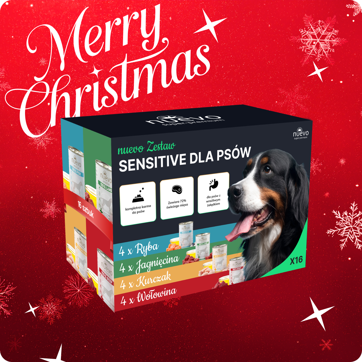 nuevo Zestaw Sensitive dla psów