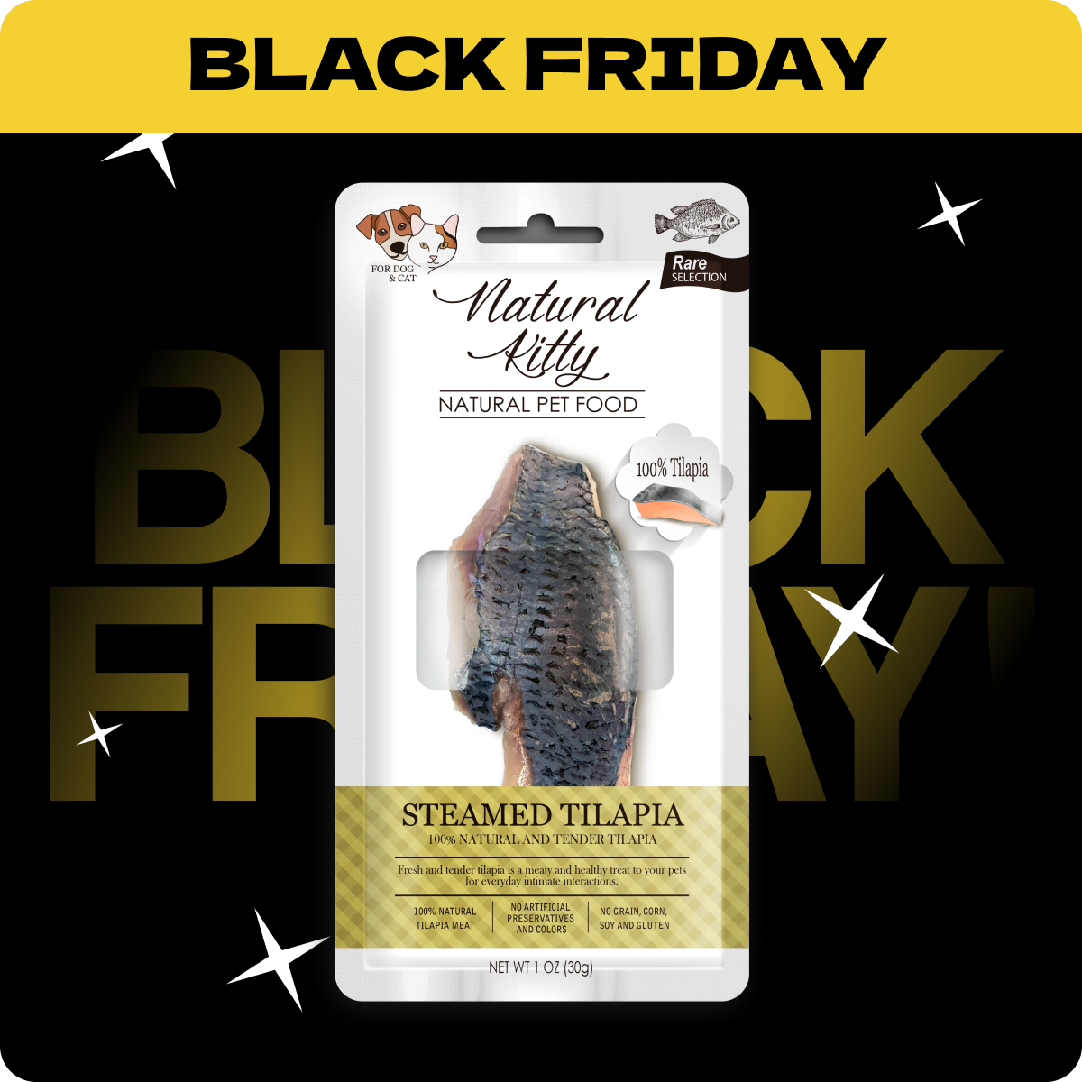 Natural Kitty Filet Przysmak Tilapii | Rabat