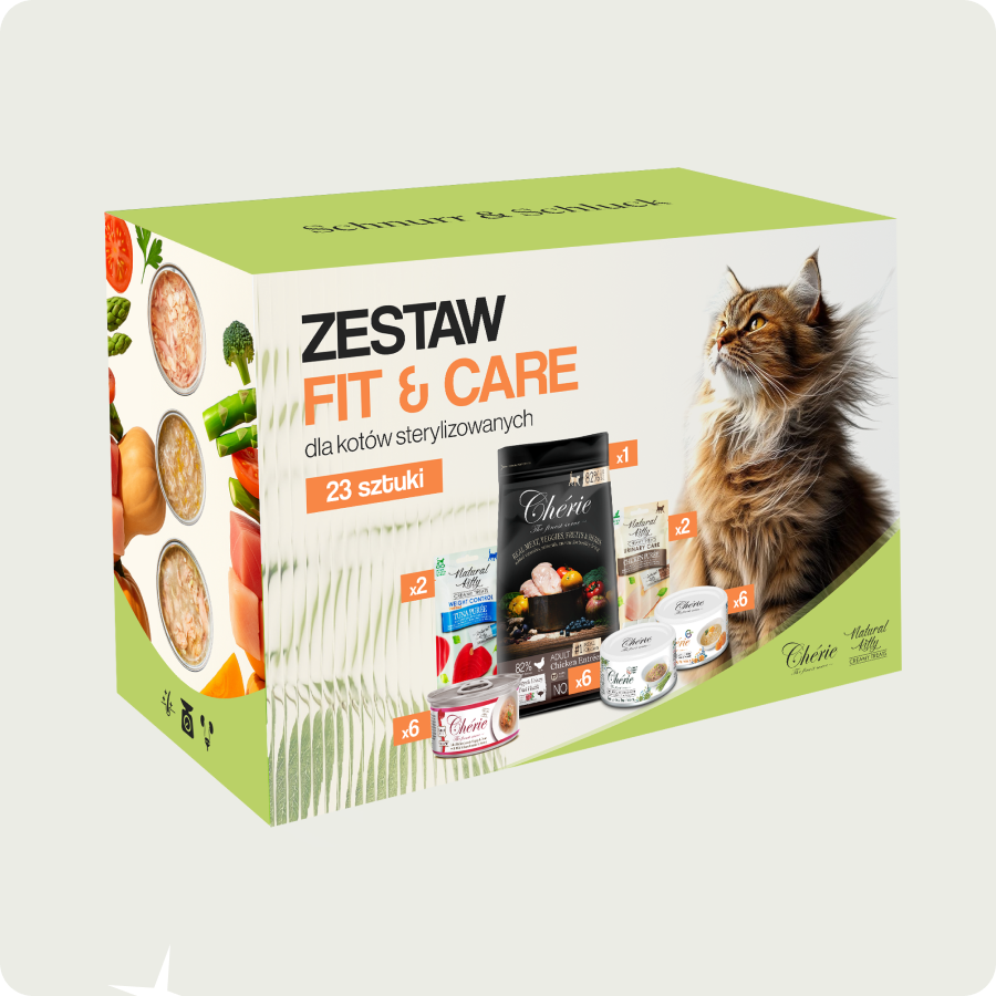 Chérie Zestaw Fit & Care | dla Kotów Sterylizowanych